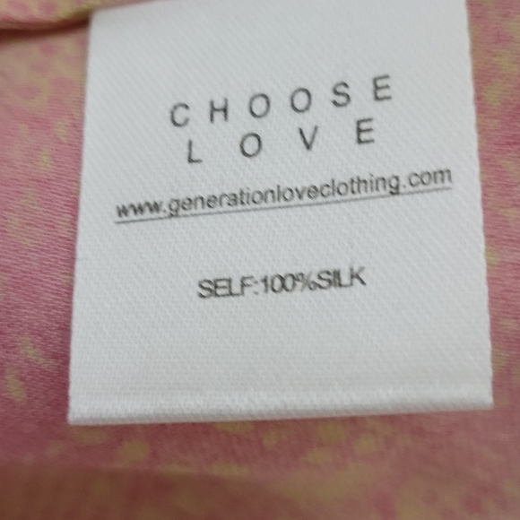 GENERATION LOVE 100% Silk Juliana Cami L - Picture 10 of 10